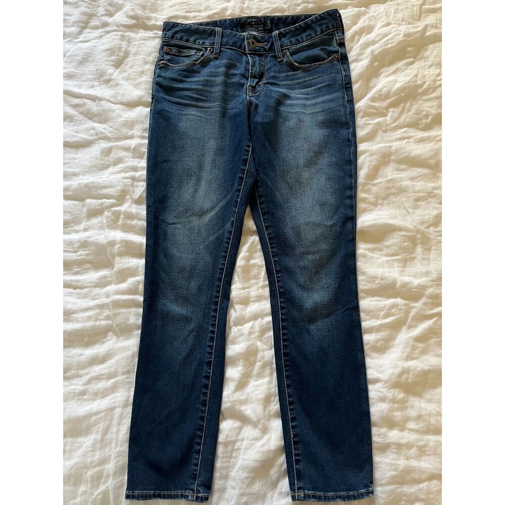 Lucky Brand Womens Gemma Capri Blue Stretch Denim 2/26